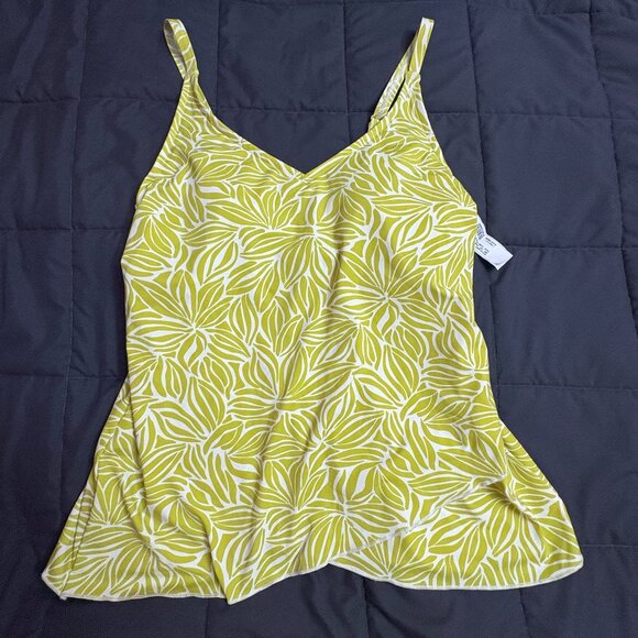 Tulip Hem Tankini Top - Size: Small Long - NWT - Picture 1 of 11